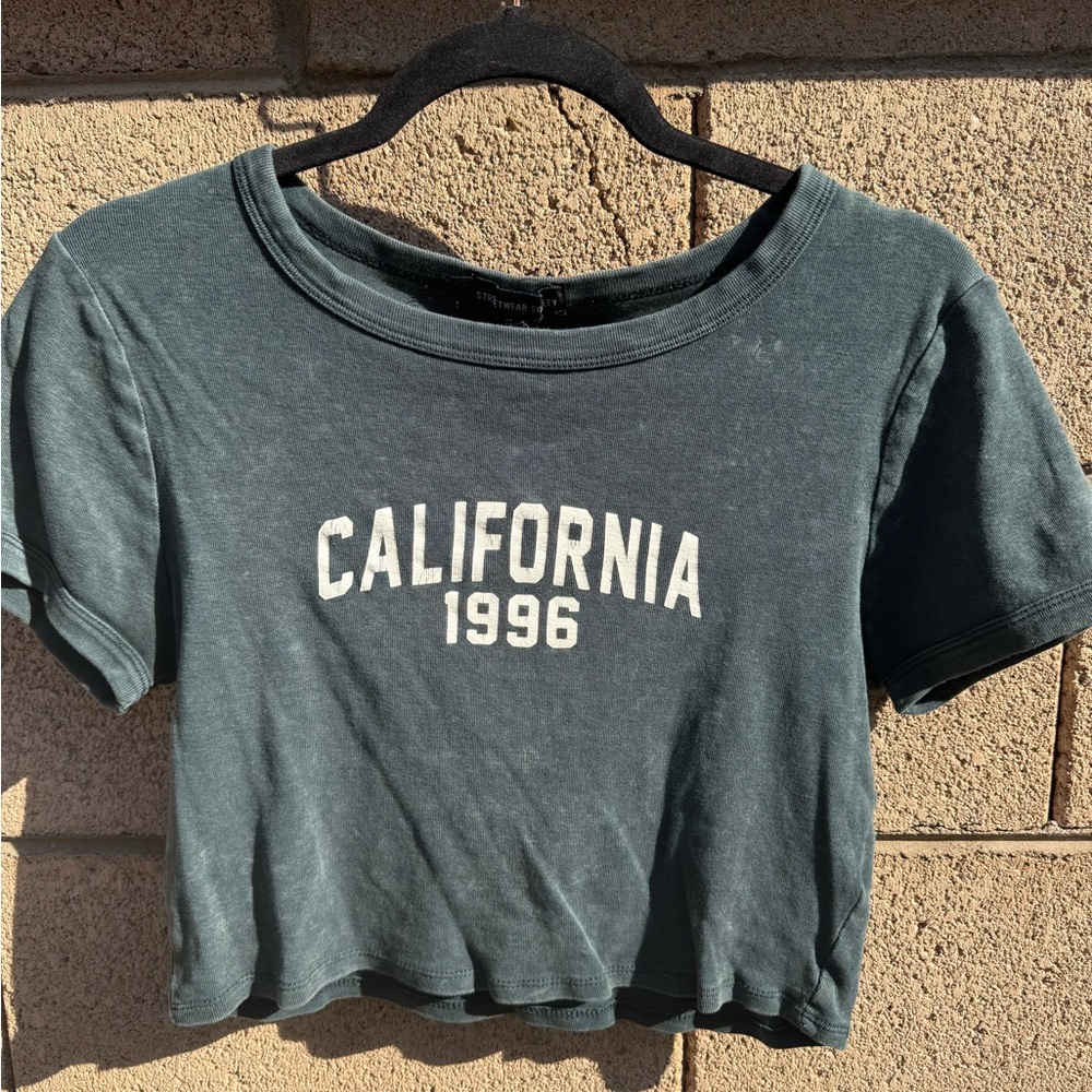 Vintage America Teal California 1996 Tee